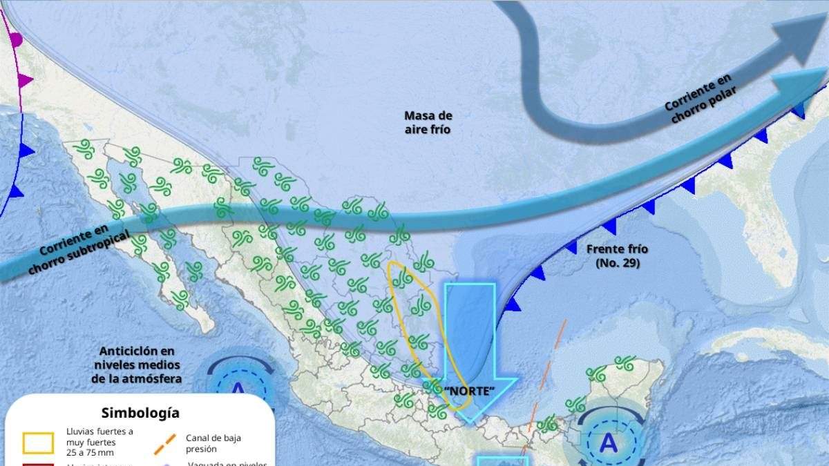 Pronóstico del clima para el miércoles
