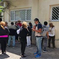 CALF realizó una asamblea con una protesta de vecinos y la intervención de trabajadores del EPEN