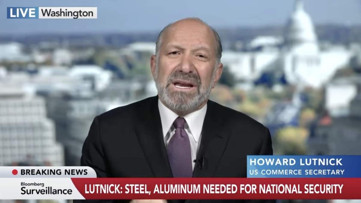 Howard Lutnick, secretario de Comercio de Estados Unidos, en la entrevista