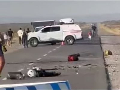 Un motociclista perdió la vida en un choque frontal en la Ruta Nacional 237