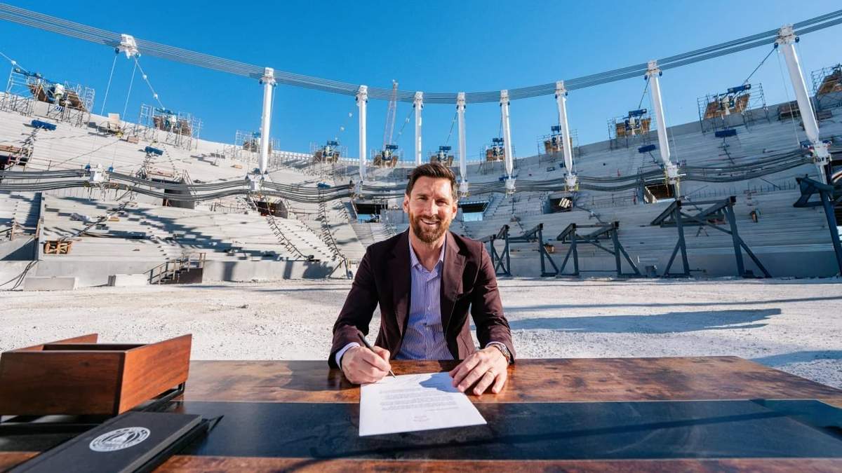 Firma de Messi con el Inter Miami