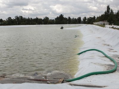El Indeporte instala clandestinamente toma de agua para lago artificial en la CDMX