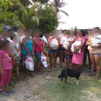 Por pandemia, Los Zetas distribuyen despensas en Coatzacoalcos