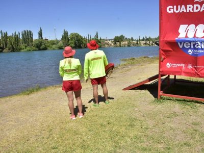 Subieron los rescates en los balnearios de Neuquén Capital