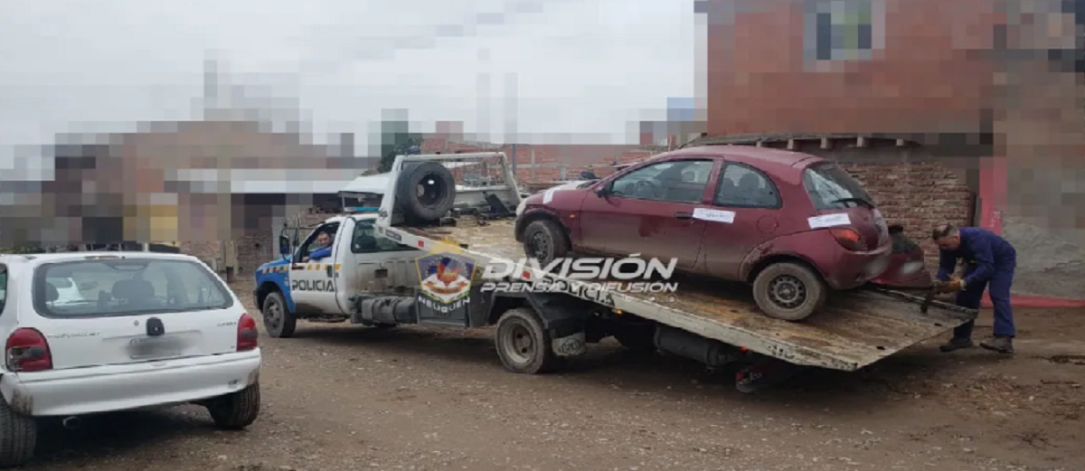 Captura en Toma Norte. Fuente: (Policía Neuquén)