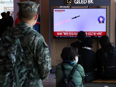 Alarma luego de que un misil de Corea del Norte cayera a 60 kilómetros de la costa de Corea del Sur