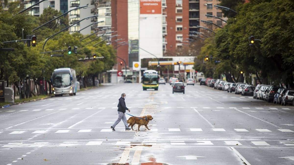Confinamiento estricto en la Argentina. Fuente: (Twitter)