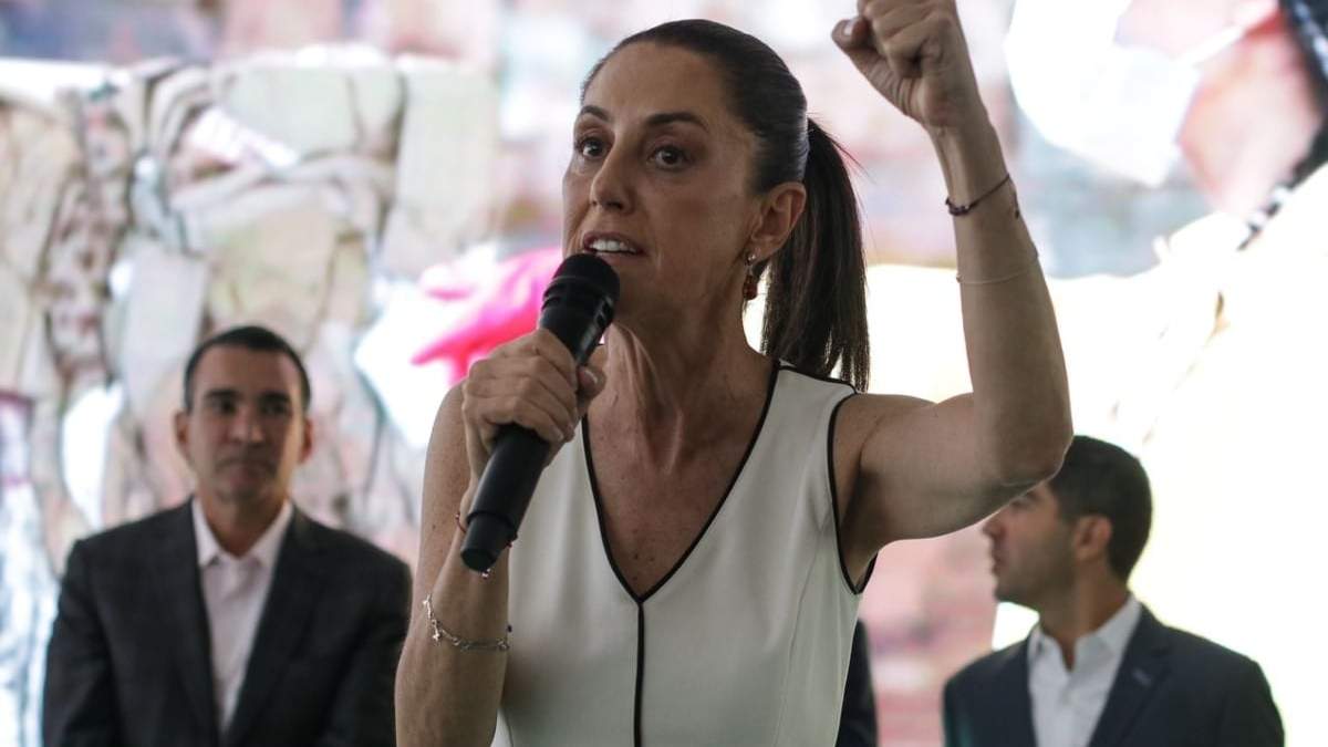 Claudia Sheinbaum en la Convención Nacional del PVEM