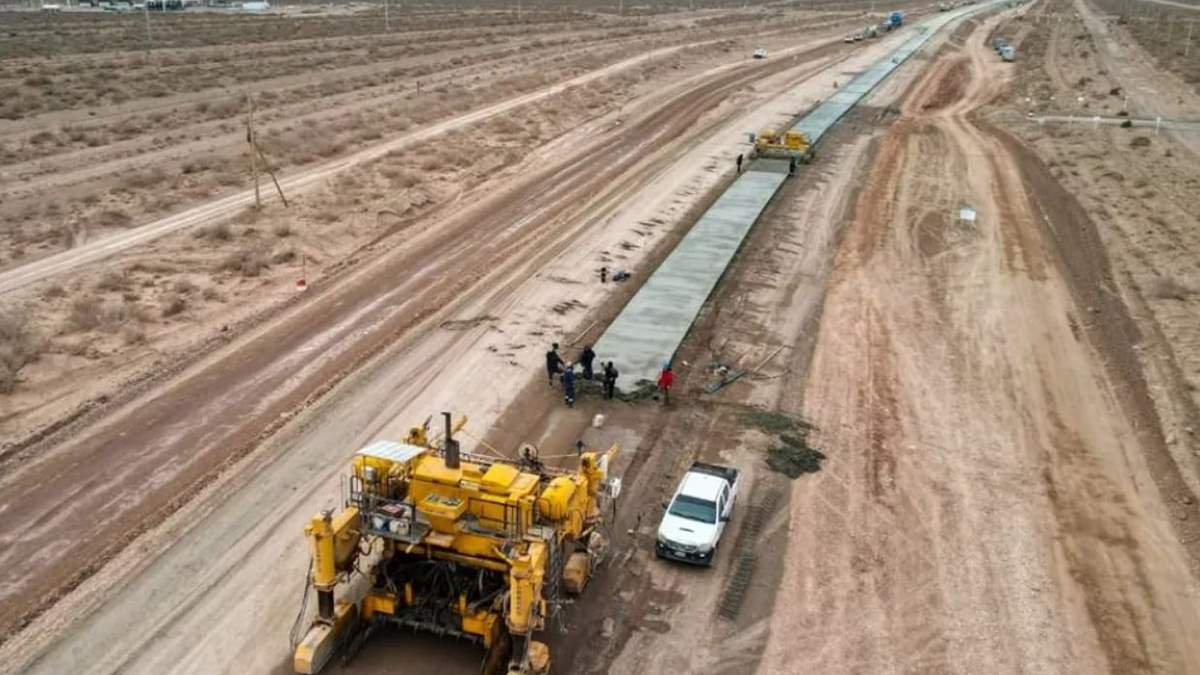 El bypass de Añelo servirá para desviar el tránsito pesado y evitar la travesía urbana en la ciudad. Fuente: (Gobierno de Neuquén)
