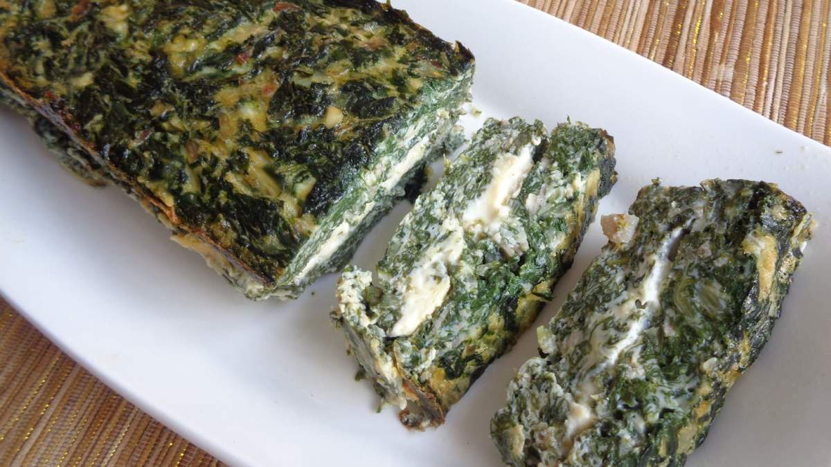 Budín de acelga. Fuente: (Instagram)