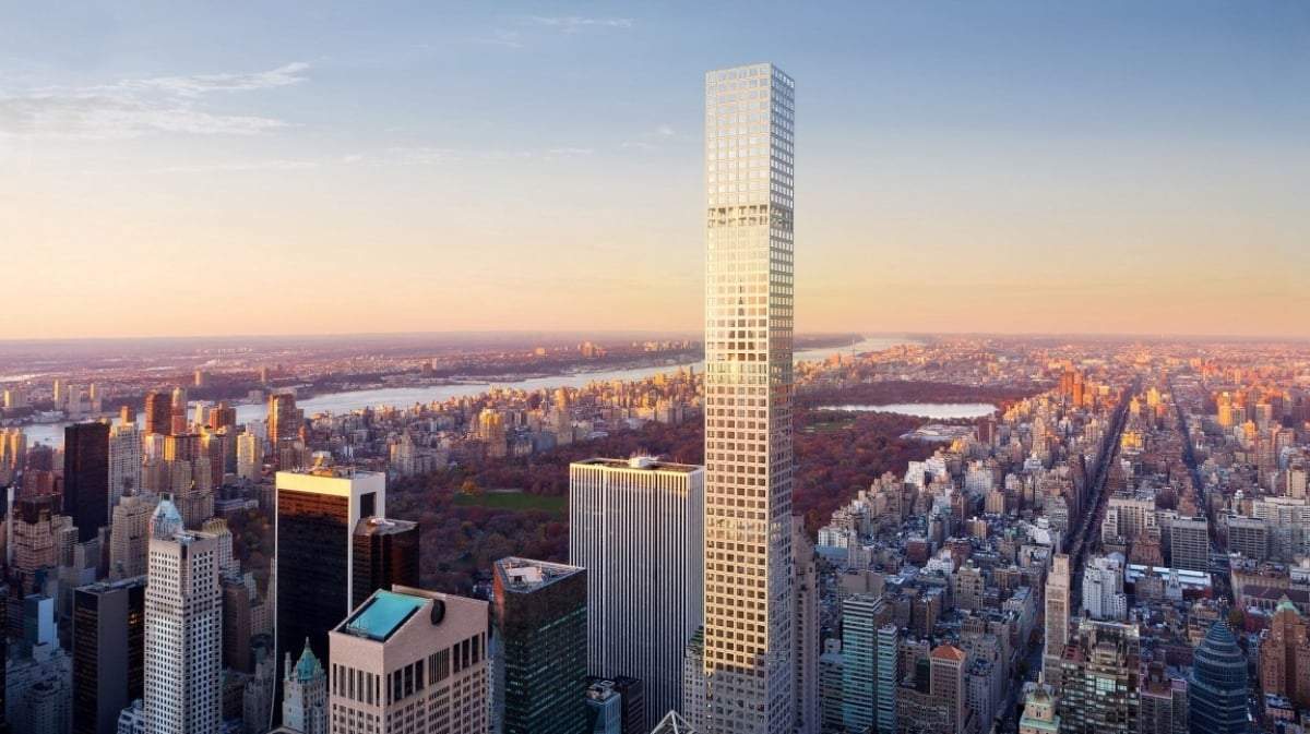 La torre 432 Park Avenue, de 426 metros de altura