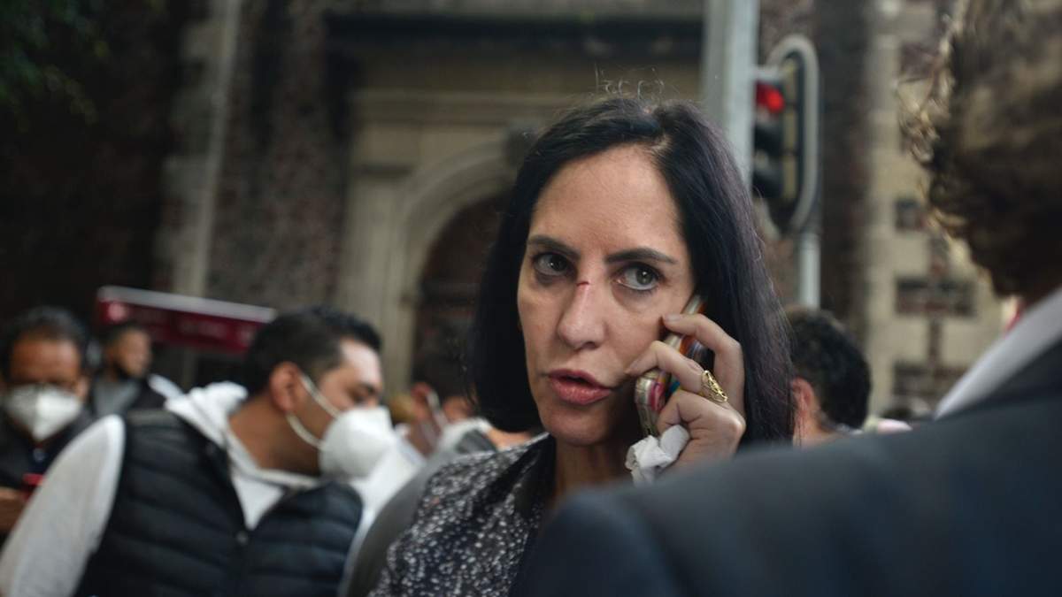 Lía Limón, alcaldesa agredida en la trifulca