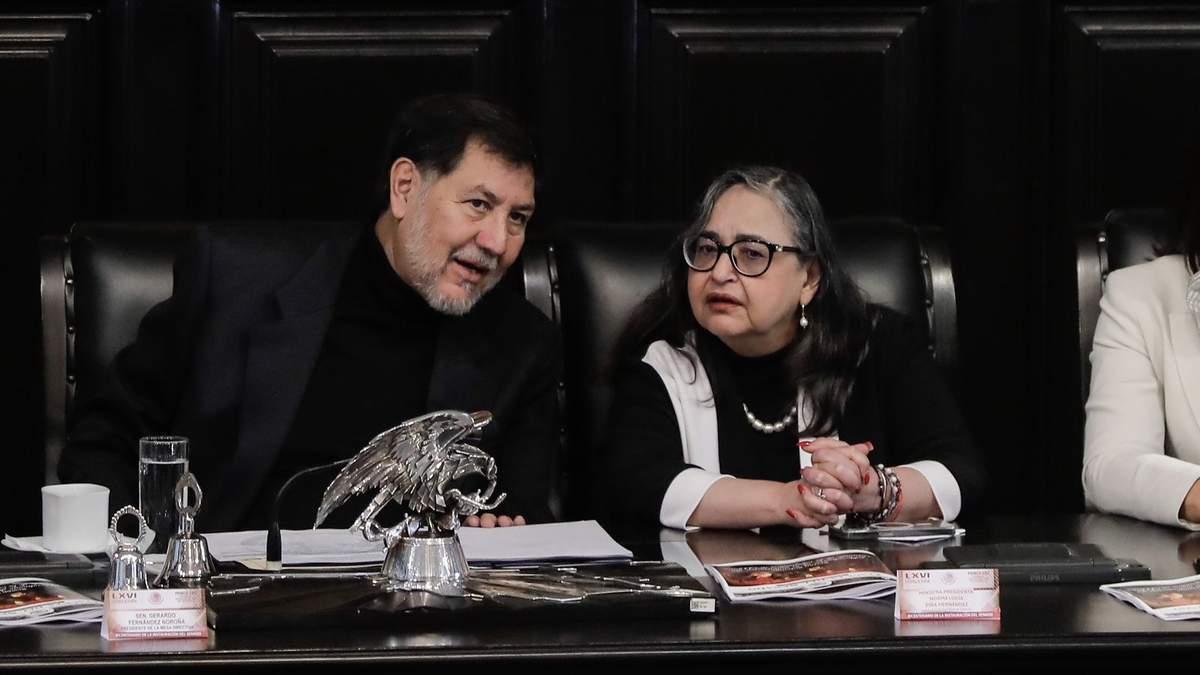 Gerardo Fernández Noroña y Norma Piña
