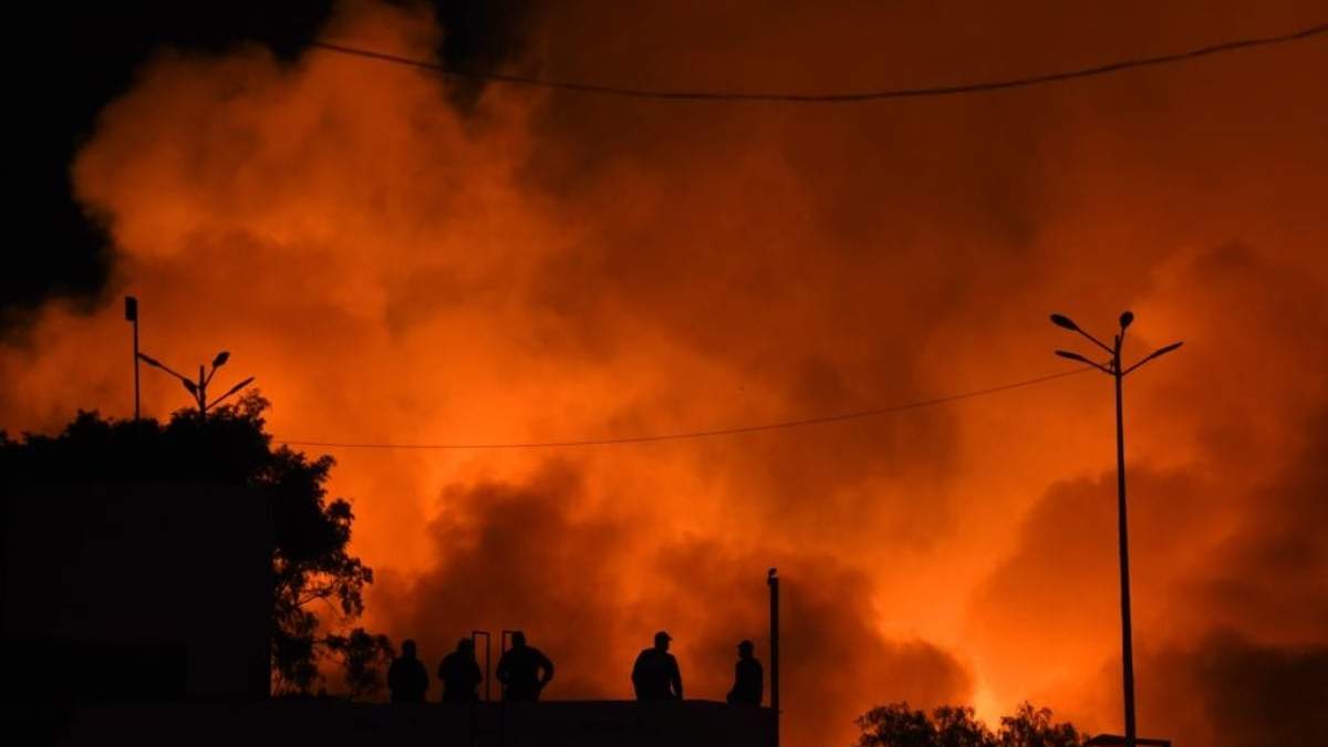 El incendio en la Central de Abasto