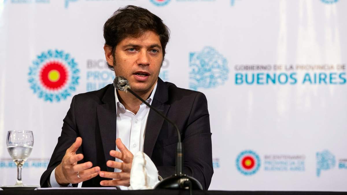 Gobernador bonaerense Axel Kicillof. Fuente: (Twitter)