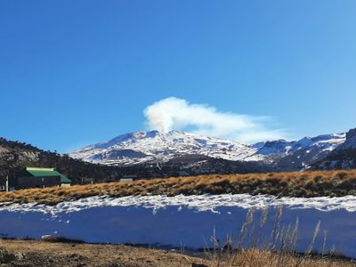 Inquietante actividad en el volcán Copahue