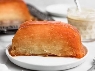 Milhojas de manzana sin azúcar: un postre con solo 4 ingredientes y súper jugoso para disfrutar cada bocado