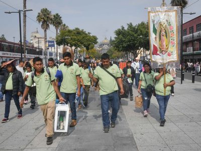 Así es el operativo en la Basílica de Guadalupe para la llegada de peregrinos