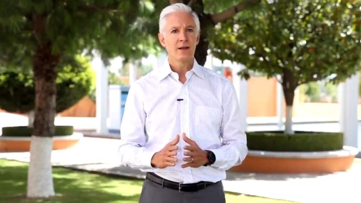 El gobernador del Estado de México, Alfredo del Mazo