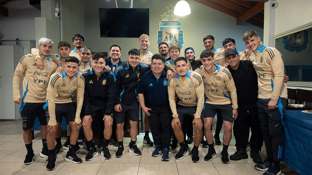 Vamos vamos los pibes... las nuevas caras de la Selección Sub 20 que jugarán el Mundial desde el domingo.