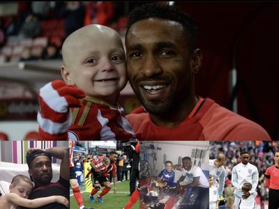 Bradley Lowery y Jermain Defoe: futbol contra el cáncer