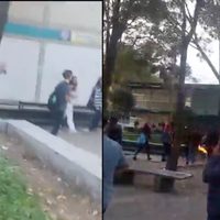 Encapuchados toman el CCH Vallejo con bombas molotov, petardos y piedras
