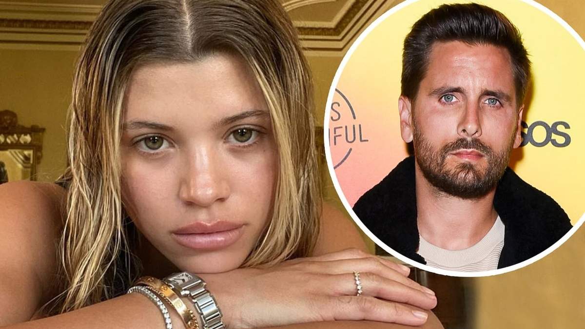 Sofia Richie y Scott Disick. Fuente: (Twitter)