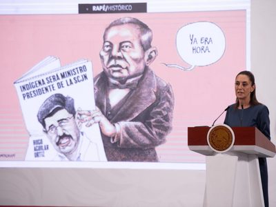 Claudia Sheinbaum celebra posible llegada de Hugo Aguilar Ortiz para presidir la SCJN