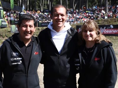 Omar Gutiérrez celebró la fecha del Mundial de Motocross en Villa La Angostura