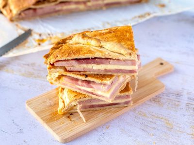 Sin amasar podés hacer una tarta de jamón casera en licuadora, y sin prender el horno
