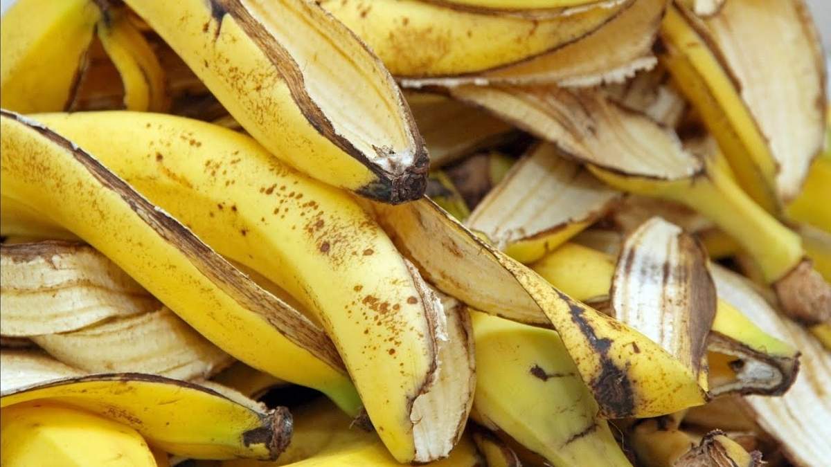 Cáscara de banana. Fuente: (Instagram)