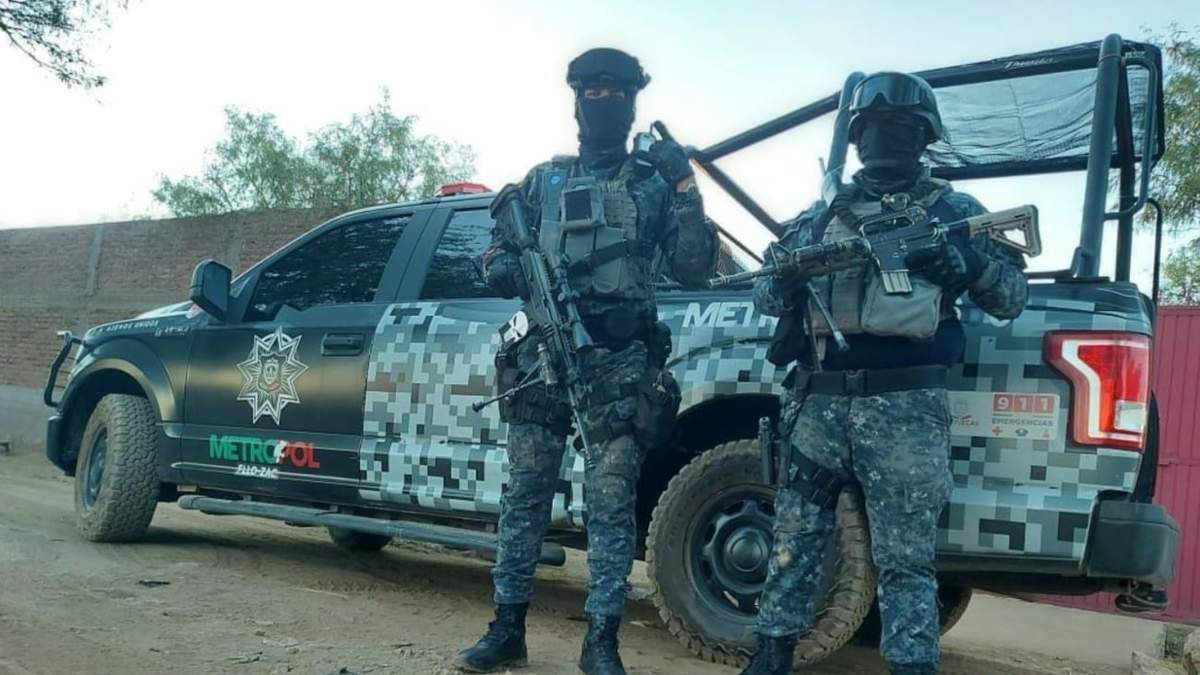 Elementos de la Policía Metropolitana de Zacatecas