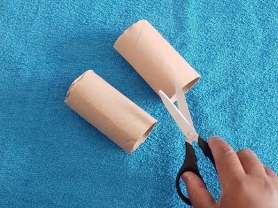Dale otra oportunidad: transformá los rollos de papel higiénico vacíos en este divino organizador para tu casa