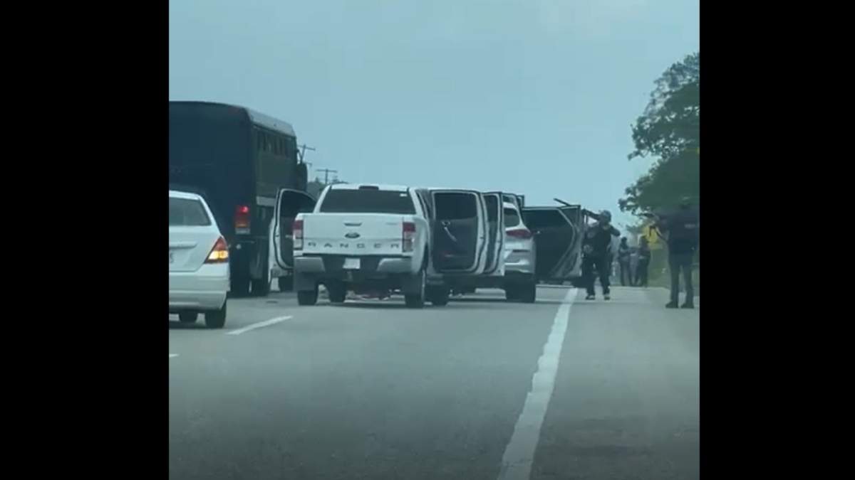 Un automovilista grabó el momento del secuestro