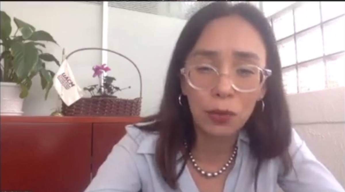 La rectora de la UACM Tania Hogla Rodríguez Mora