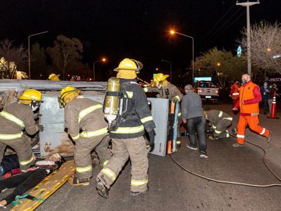 No fue un accidente: todo sobre el exitoso simulacro que se realizó en Neuquén Capital