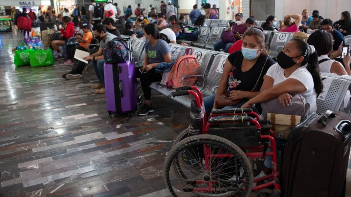 La central de autobuses de Taxqueña