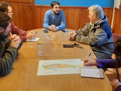 S.M. Andes: Municipalidad y Parque Nacional Lanín se reunieron por gestión de residuos sólidos