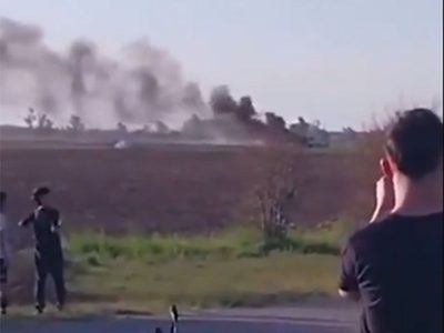 Una avioneta se estrelló durante un festival de acrobacias en Córdoba y dejó dos muertos
