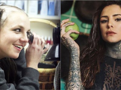 ¿Está igual? Cande Tinelli se cambió el look y se comparó con Britney Spears ¡en su peor momento!