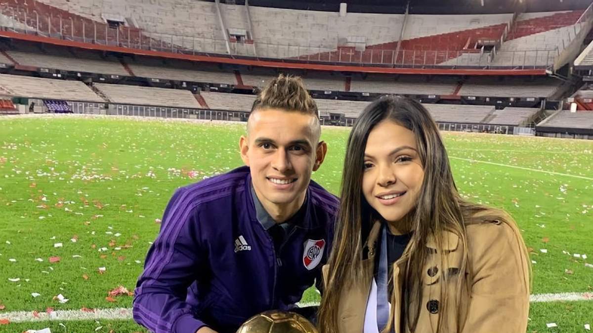 Rafael Santos Borré y Ana Caicedo. Fuente: (Instagram)