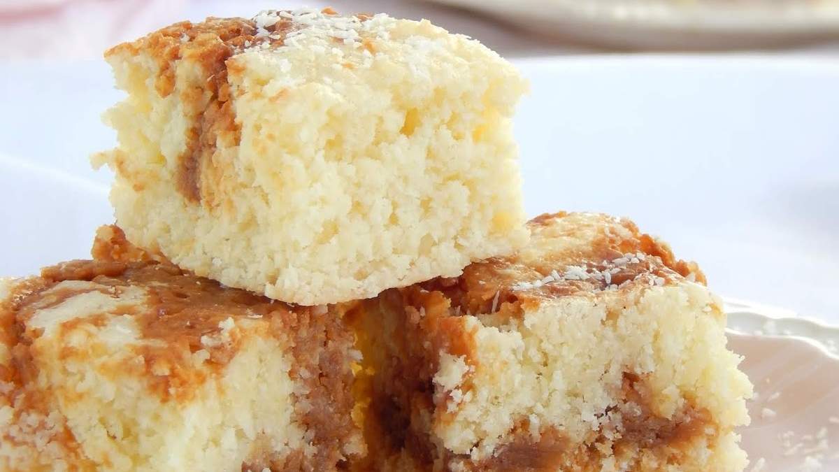 Budín de dulce de leche. Fuente: (Instagram)