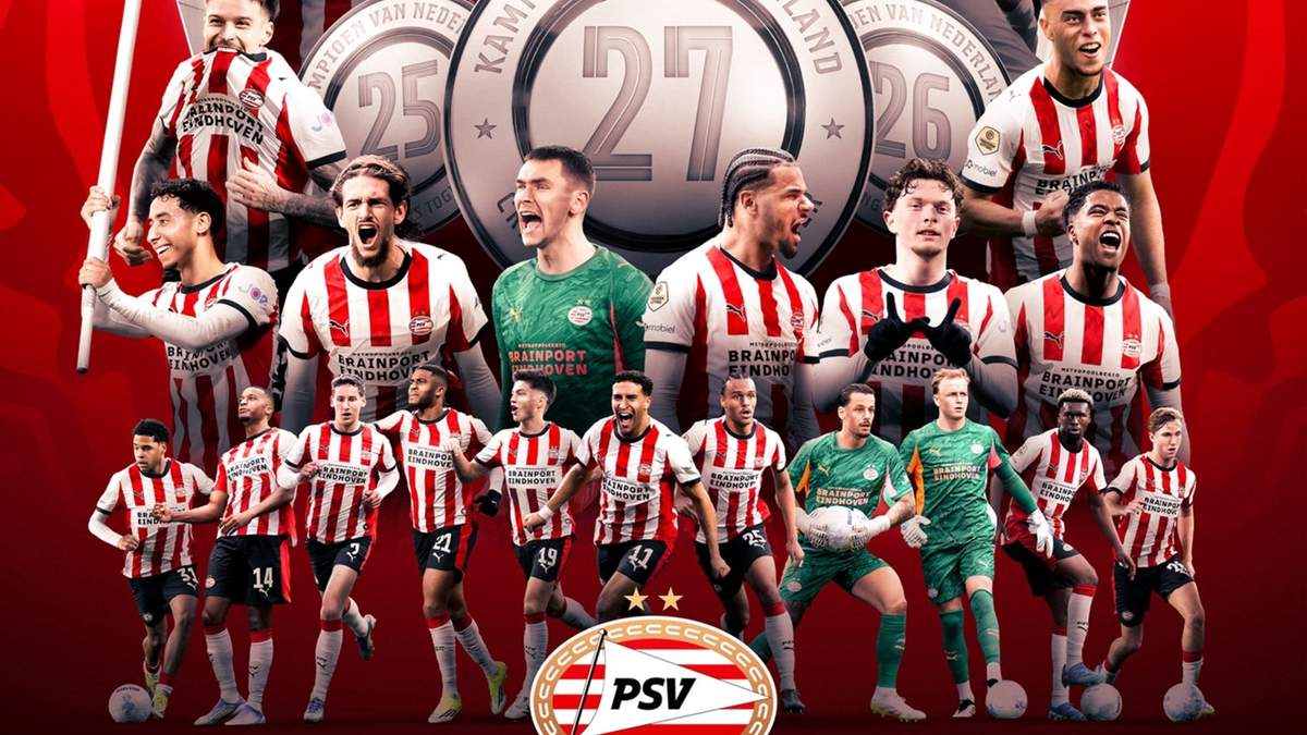 PSV Eindhoven es campeón de la Eredivisie; llegó a 27 títulos de liga