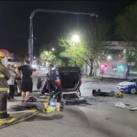 Violento choque en Saturnino Torres y ex ruta 22 en Neuquén