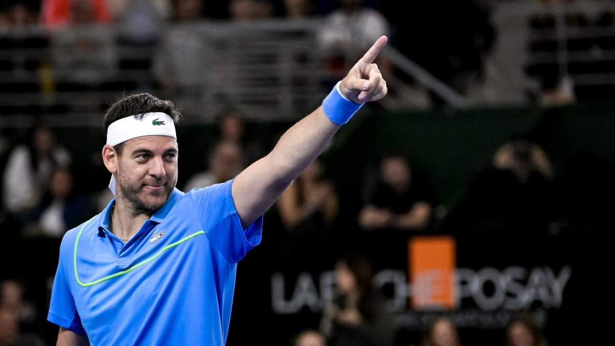 Juan Martín del Potro. Fuente: (Getty)