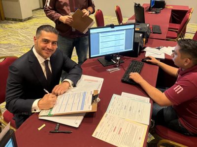 García Harfuch formaliza su registro como candidato a la primera fórmula del Senado