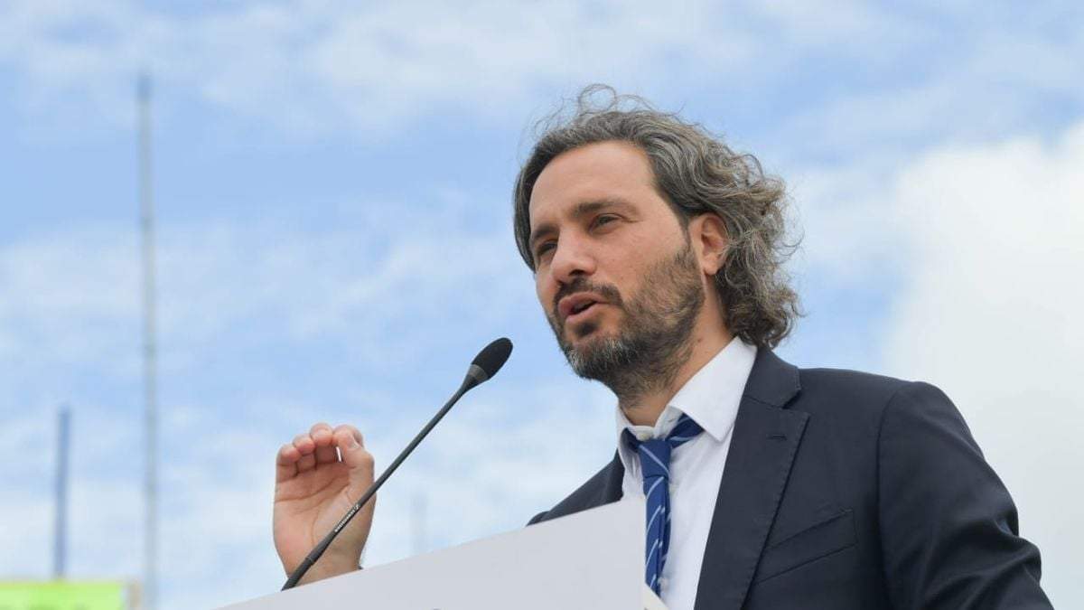 El jefe de Gabinete, Santiago Cafiero. Fuente: (Twitter)