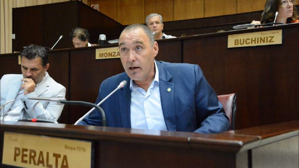 Diputado provincial de Unión por la Patria, Darío Perlta. Fuente: (Prensa Peralta)