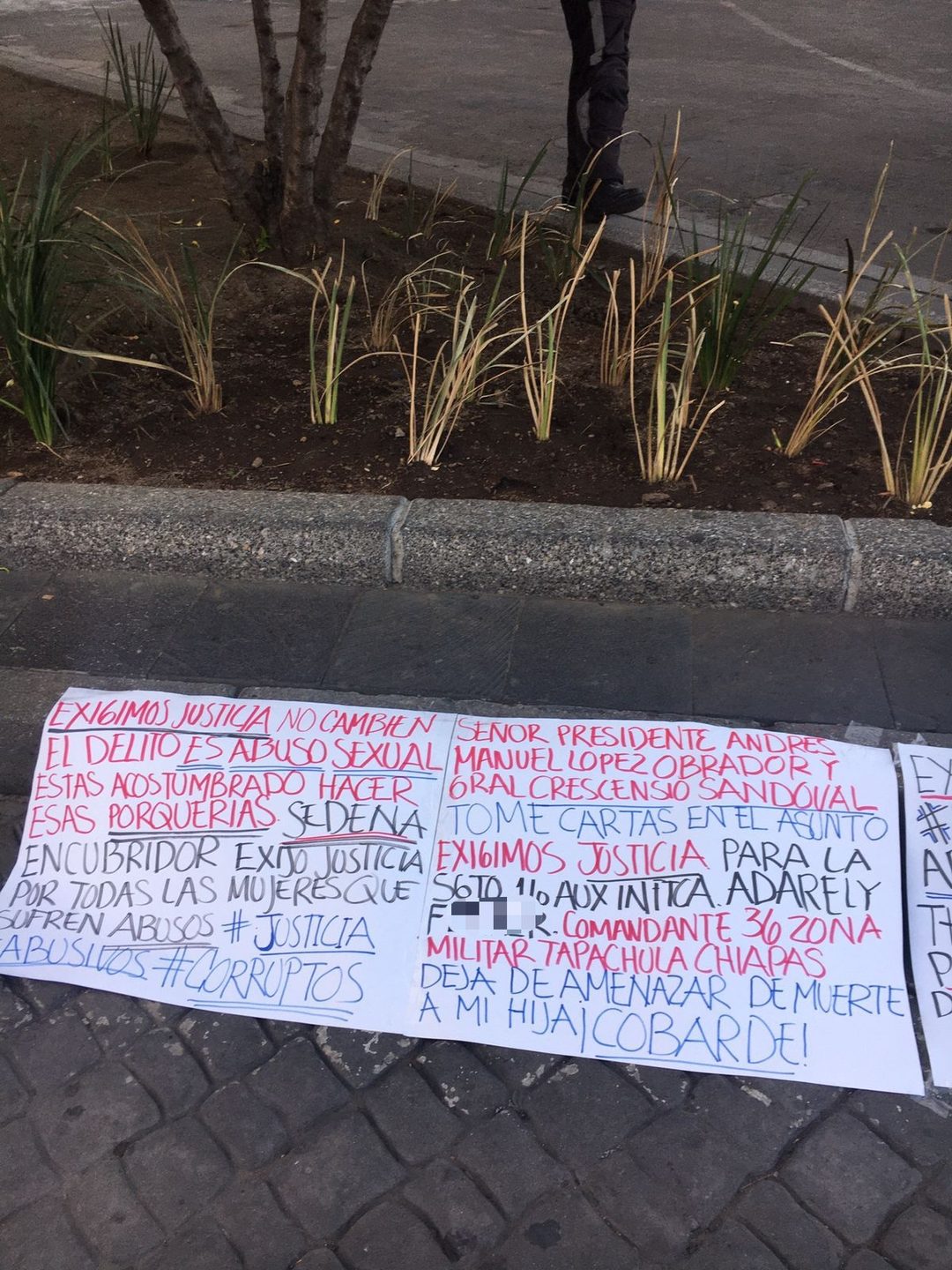 protesta militar