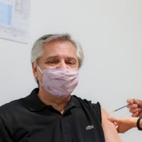 Urgente: Alberto Fernández recibió la primera dosis de la vacuna rusa